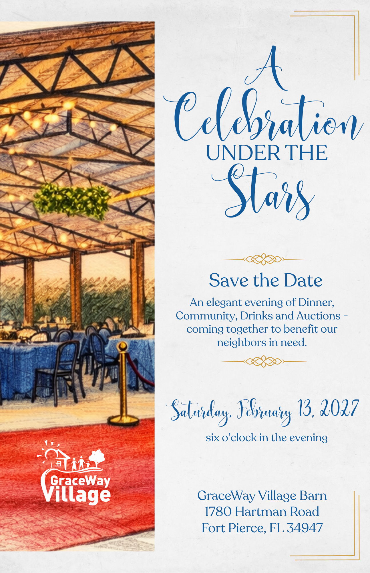 A Celebration Under the Stars – Save the Date